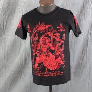 Vintage Graphic T-shirt - Thai Big Graphic All over Print - Men's Medium